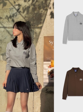 Sergio Tacchini女网球长袖polo宽松上衣139TWPQ14154｜韩国直邮