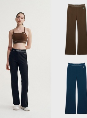 Sergio Tacchini女网球运动喇叭裤修身裤长裤子129TWPT10844