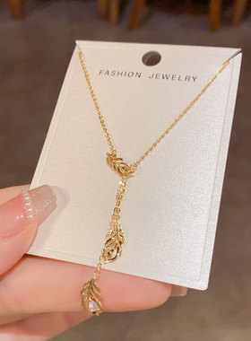 日韩时尚独特设计感金属项链