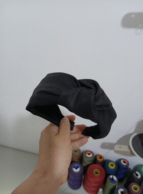 包邮国风香云纱丝绸发箍 宫廷风气质百搭真丝发卡桑蚕丝宽边头箍