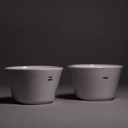 素止 咖啡品鉴杯双唇杯 手冲咖啡闻香杯2waycup澳洲比赛陶瓷 75ml