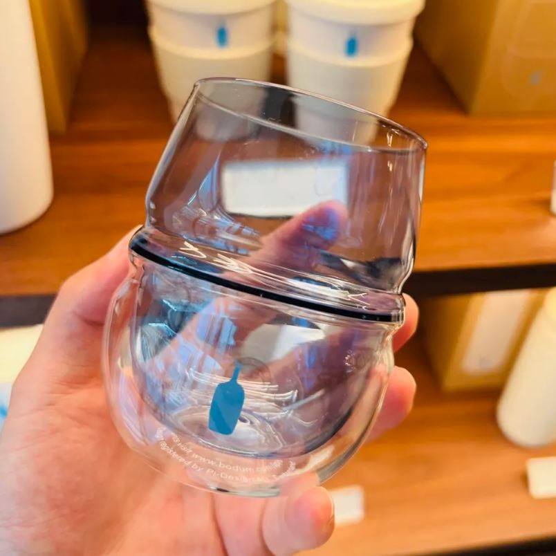 素止 【清仓】正版 正版 日本蓝瓶子bluebottle双层耐热玻璃杯图片