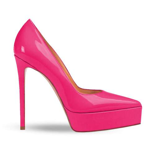 欧美尖头水台时装单鞋细跟女鞋宴会high heels pumps 浅口单鞋