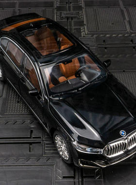 新款 车致仿真760Li合金汽车模型摆件7系轿车声光避震玩具车男