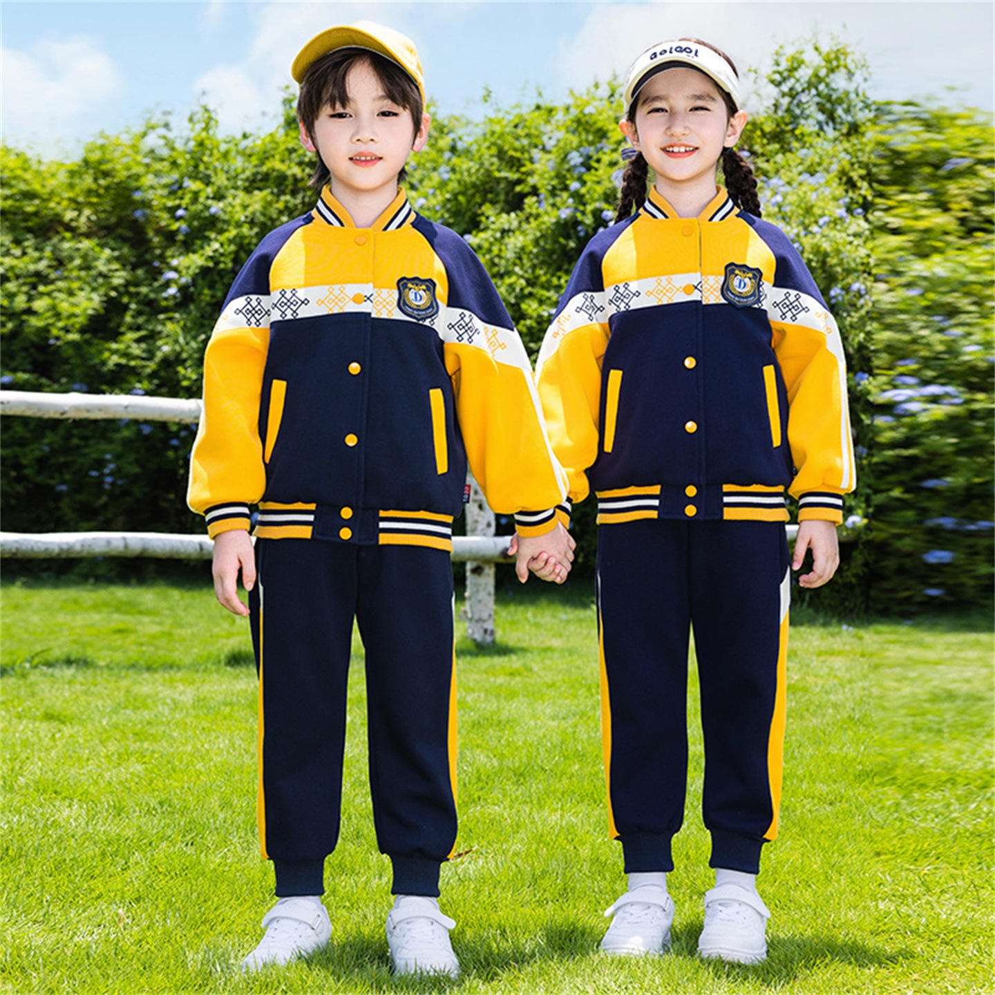 小学生校服春秋装学院风棒球服套装幼儿园老师园服夏季运动装班服