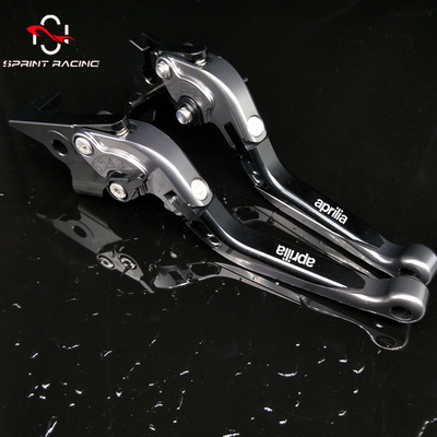 适用阿普利亚pagani150折叠可调节刹车离合牛角手把拉杆配件手把