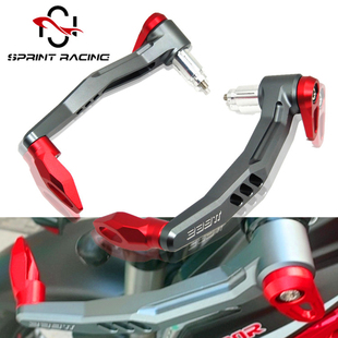 适用嘉爵N19川崎大蟒蛇z1000改装宝雕350永源刹车牛角保护弓防摔