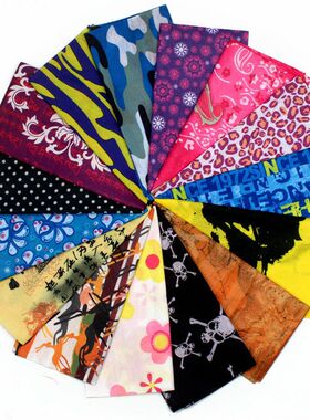 防晒面罩魔术头巾男女定制logo百变街舞全脸头巾骑行脖套