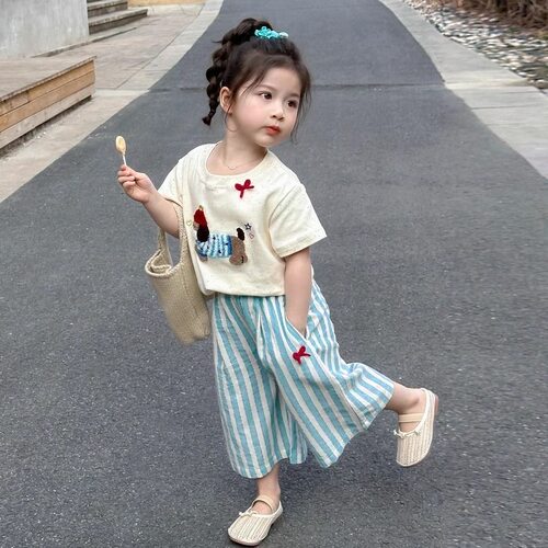 女童夏装套装2026新款洋气