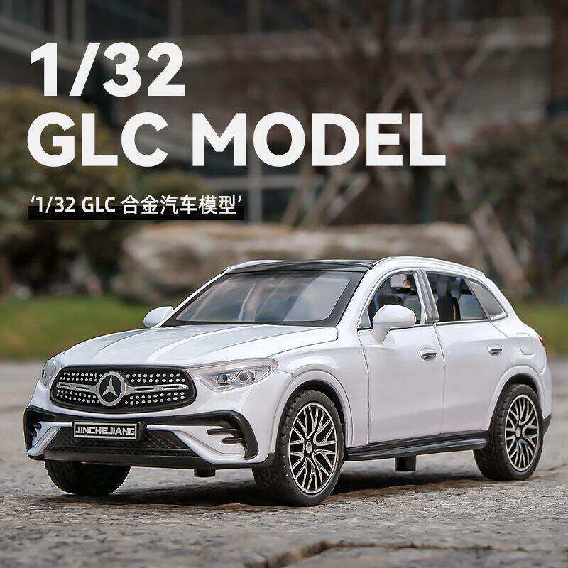 新款金车将1/32奔驰GLC400合金越野车模型摆件儿童玩具车热销