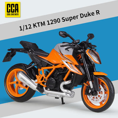 CCA1:KTM1290 Super Duke R仿真合金重机摩托车成品模型带底座