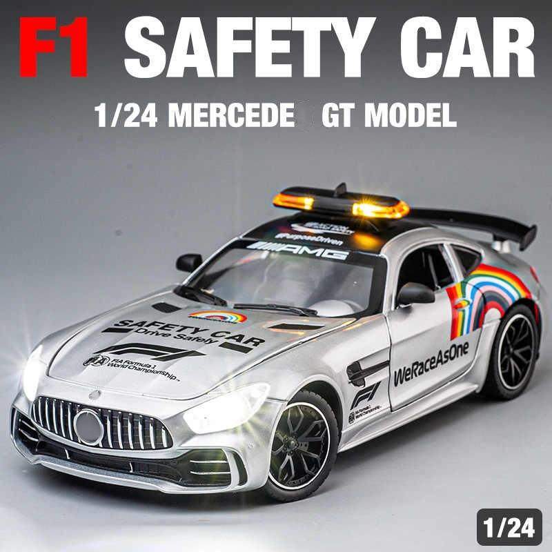 1:24奔弛GTR合金汽车模型仿真F1赛车安全车摆件儿童玩具礼物,模玩/动漫/周边/娃圈三坑/桌游,火车/摩托/汽车模型,淘宝优惠券,粉丝福利购,淘宝优惠卷