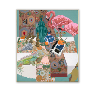 观无原作版画家崔捷原创电视剧《三十而已》同款挂画《对话》