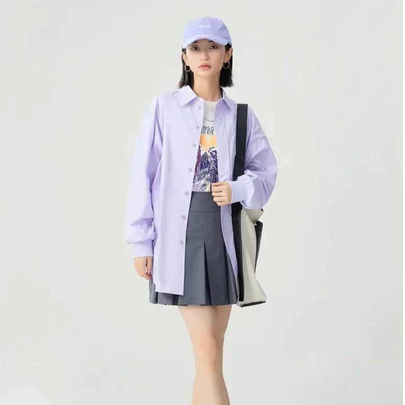 2024新款法式小众设计感防晒衬衫