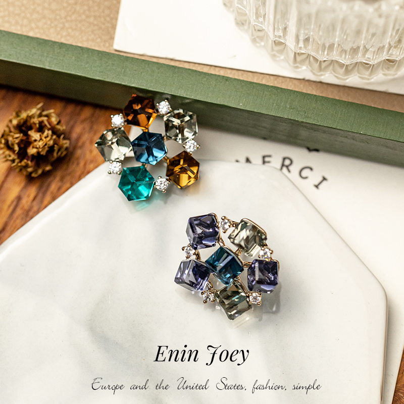 EninJoey水晶轻奢小众设计感胸针