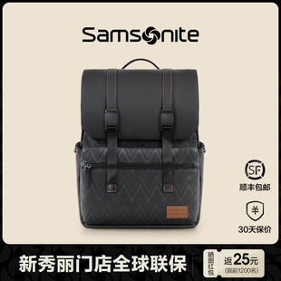 新秀丽双肩包男士 Samsonite 背包大容量出差旅行商务轻便背包TT1