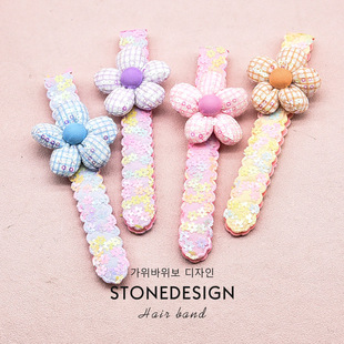 儿童碎发神器不伤发宝宝魔术贴发箍女孩刘海碎发贴发带女童头饰女