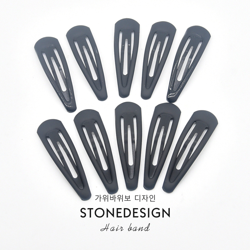 女童黑色碎发前额刘海夹发卡