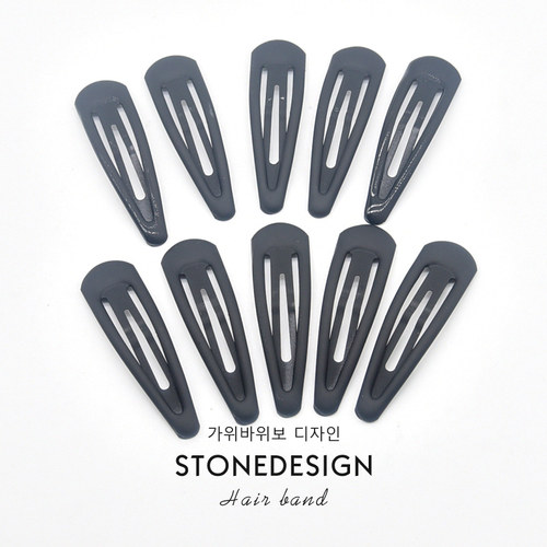 女童黑色碎发前额刘海夹发卡