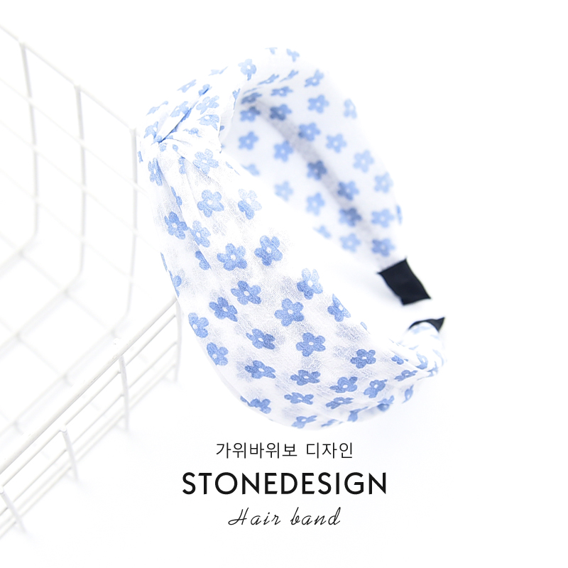 韩国女童碎花发箍儿童宽边头箍简约百搭防滑发卡小女孩亲子发饰潮