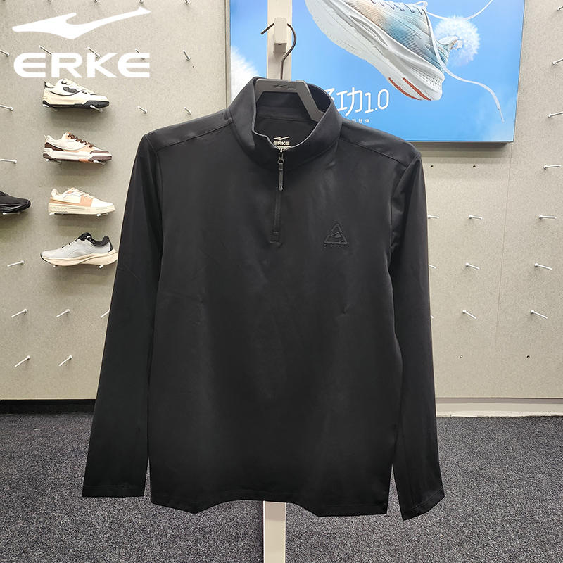 鸿星尔克秋季新品男子套头运动衫
