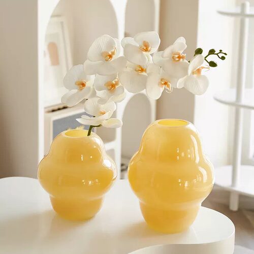 中古芬顿法式复古玻璃花瓶花器