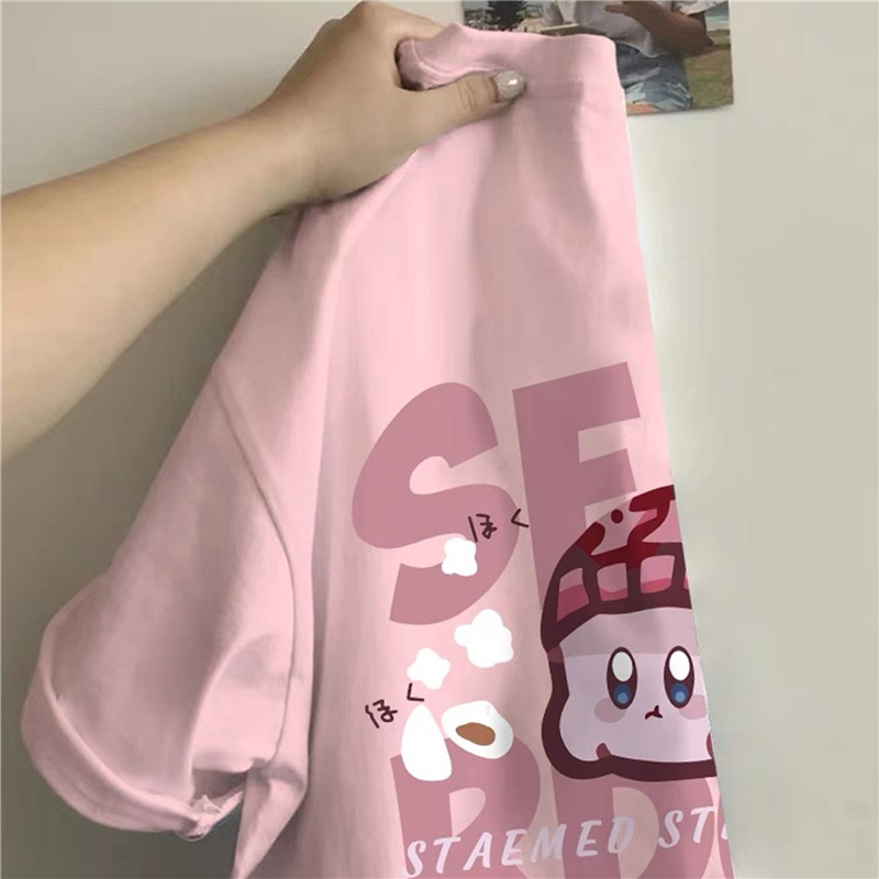 多巴胺亮色短袖通勤常规