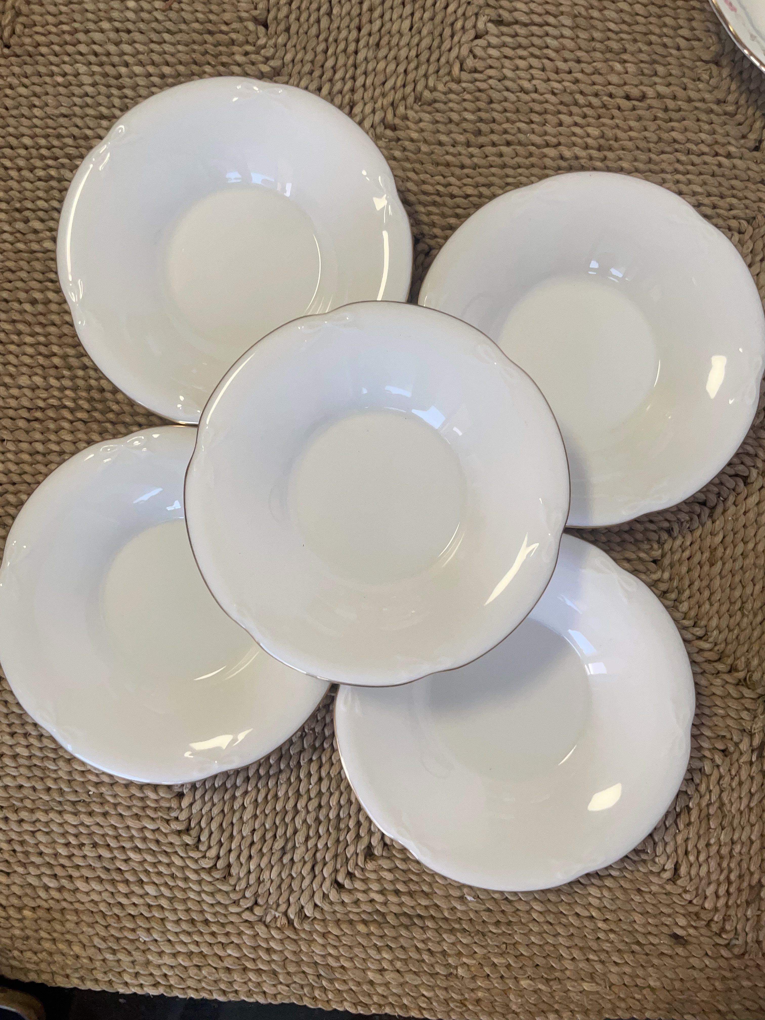 日本制 JA jun ashida 盘子 碟子 浮雕 中古品 可做茶托 2-393