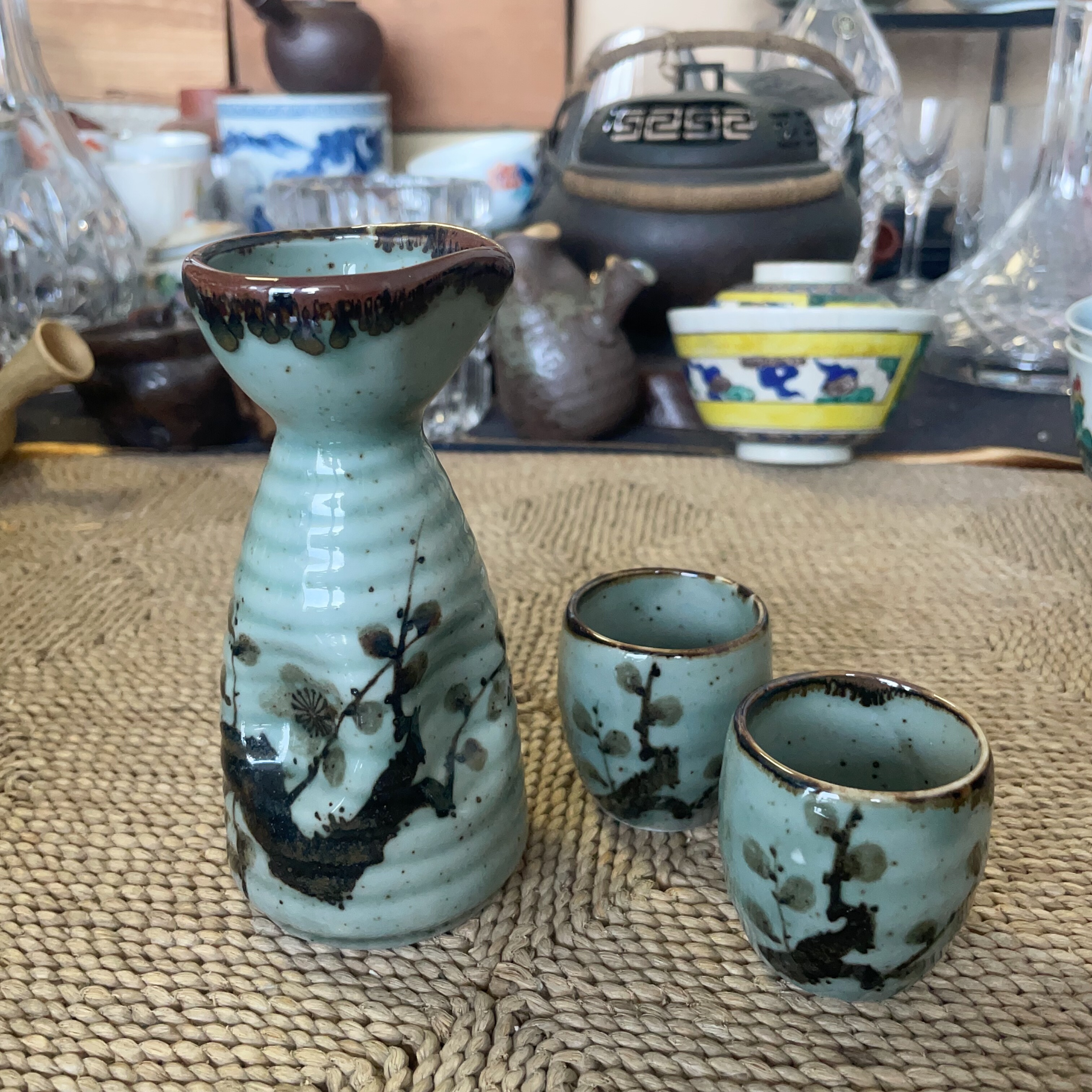 日本制 酒壶 酒杯 德利 一壶二杯 清酒杯 清酒壶