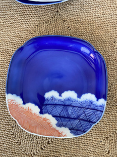 日本制 香兰社 老香兰社 盘子 碟子 可做壶承 1-3