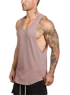 Sports running vest sleeveless shirt men's运动背心无袖衫男式