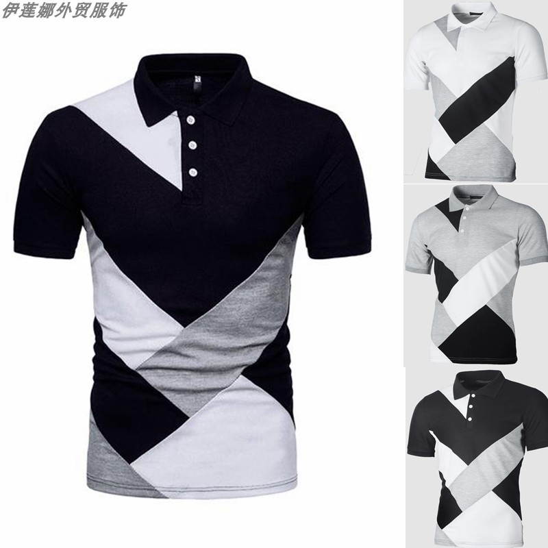 tshirfomenup立领短袖男图片