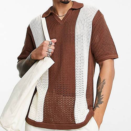 Men's knid T-shirt薄款