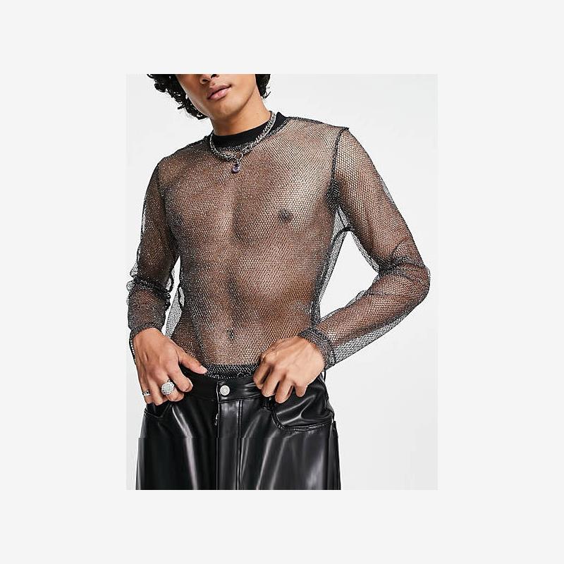 Men's T-shirt网眼长袖
