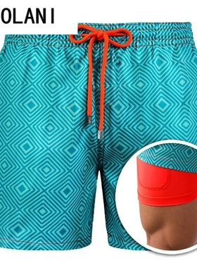 男夏沙滩短裤men double layer summer beach shorts boardshorts