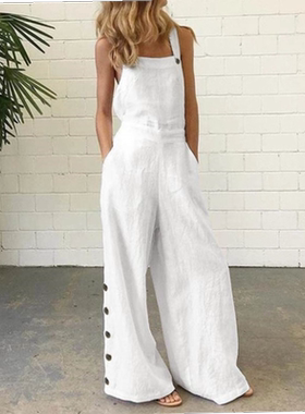 Jumpsuit Summer Overalls Plus Size Playsuits Casual Outfits