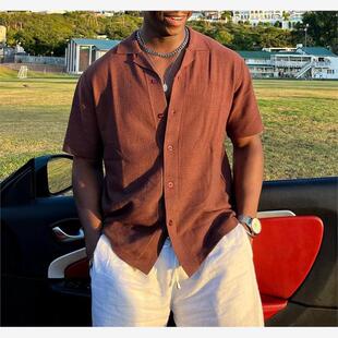 T恤 Men 翻领POLO衫 shirt欧美男针织衫 casual shirt s POLO T