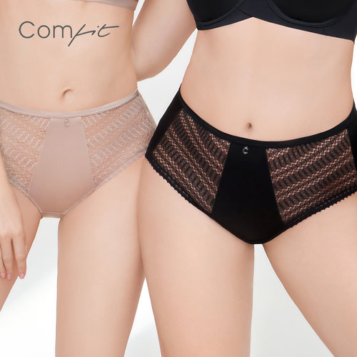 Comfit抗菌内裤女薄款蕾丝冰丝透气中腰包臀三角内裤头C200140