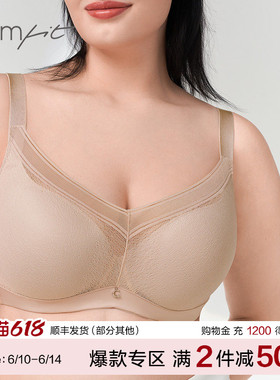 【商场同款】Comfit内衣女大胸显小文胸大码网纱蕾丝胸罩CB00166