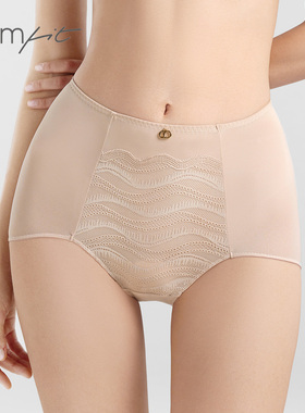 Comfit蕾丝抑菌丝滑舒适高腰包臀内裤女CBW0177配套三角裤C2W0177