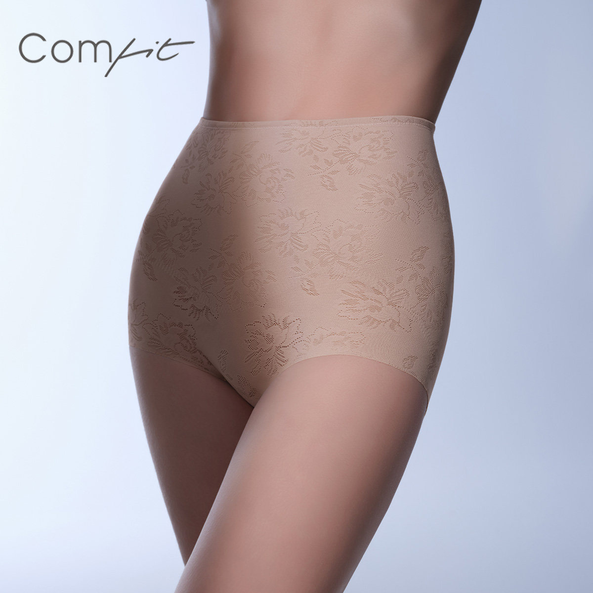 【中塑】Comfit高腰收腹提臀美体裤抗菌大码塑身三角裤女CP00084