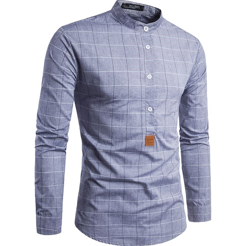 Çï×°´ó¸ñ×ÓСƤ±êÉè¼Æ³ÄÒ ÄÐÊ¿³¤Ðä³ÄÉÀman men's casual shirts