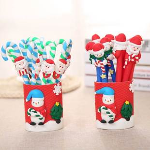 Santa Claus Snowman Student Gift Christmas Pen圣诞礼品笔