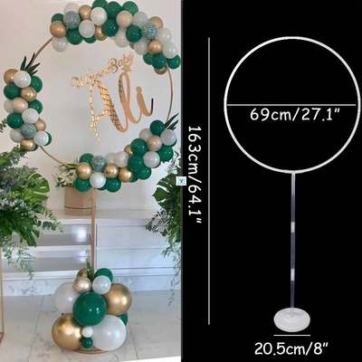 1/2set Baloon Garland Round Balloon Stand arch Baby Shower