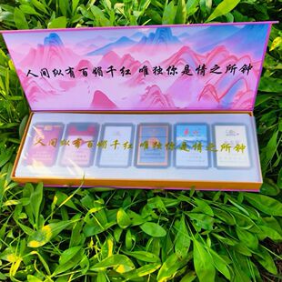 情之所钟6盒3合一通用磁吸礼盒男朋友生日盒装礼+精品手提袋