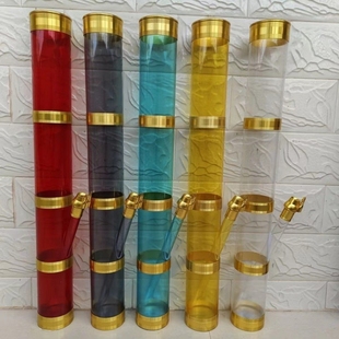 烟水桶个性水烟筒云南大号透明烟筒钢化塑料新款水烟有机玻璃