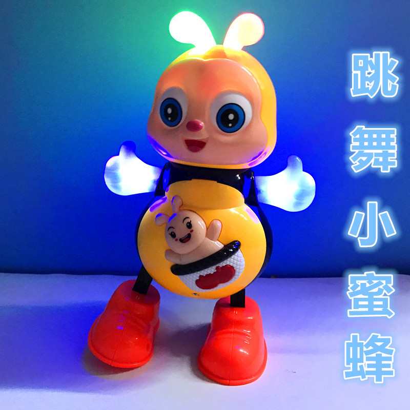 抖音小蜜蜂电动机器人儿童玩具男萌宝宝1-2周岁3女孩跳舞唱歌走路|ruв категории игрушка/коляска/головоломка/блоки/модель, электрический/пульт дистанционного управления/инерции/заводная игрушка, электрический/пульт животных/рисунок - от Buy2taobao.com для оказания профессиональной услуги покупки агента Taobao