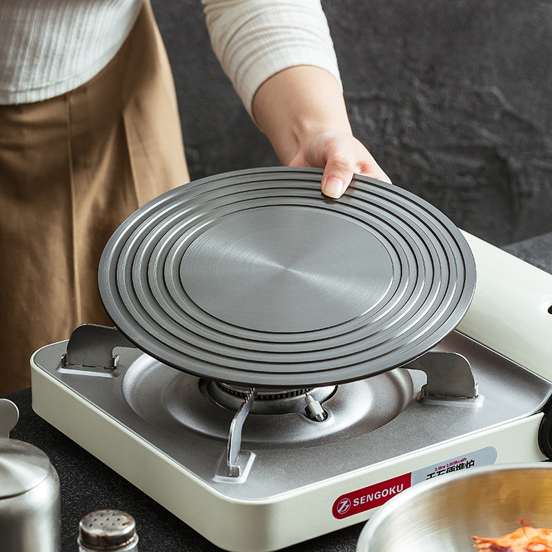 造器导热板厨房煤气灶家用燃气灶导热盘珐琅锅防烧黑导热片解冻板