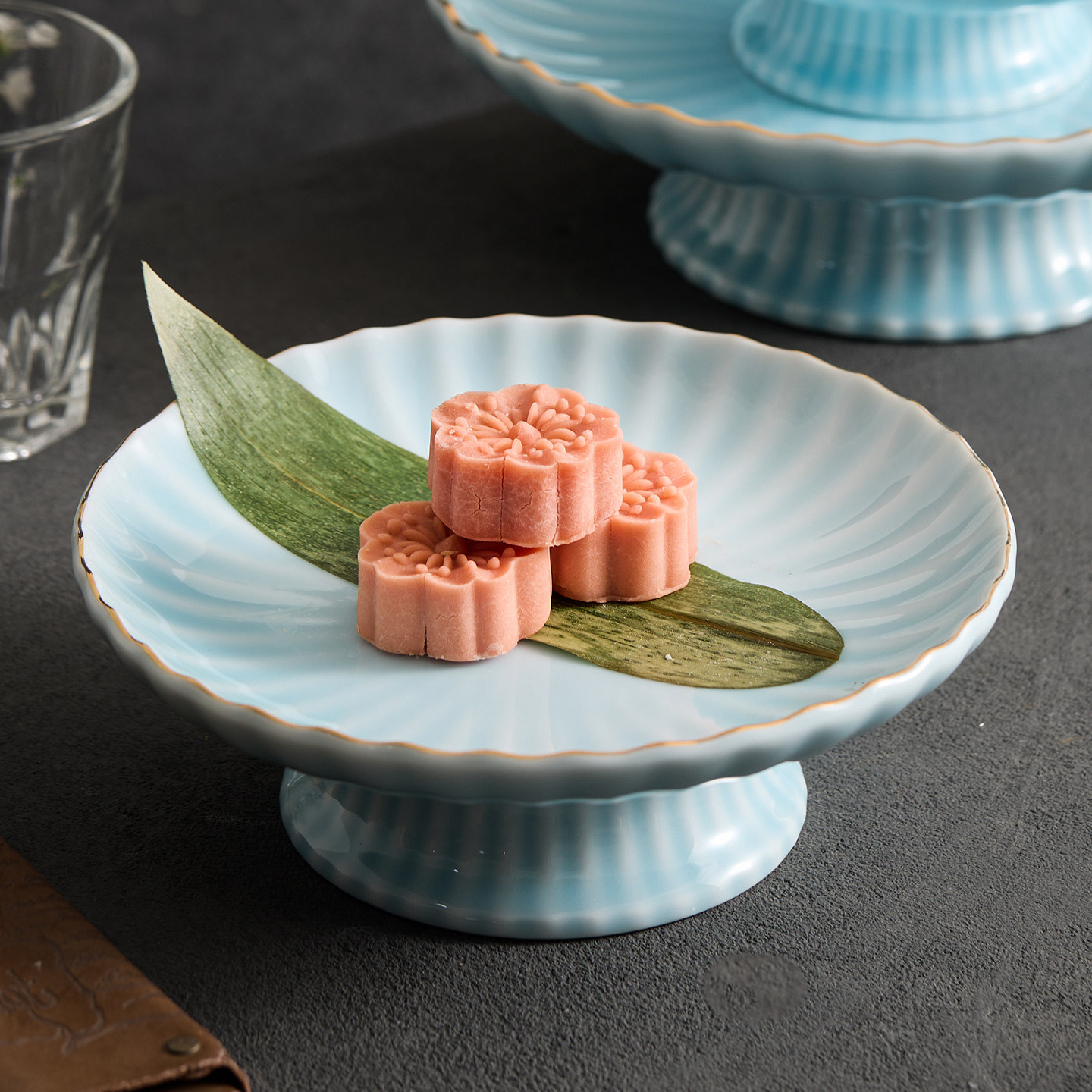 2026年德化新款特别好看的高级创意风水果盘餐厅专用陶瓷盘甜品盘,餐饮具,盘,淘宝优惠券,粉丝福利购,淘宝优惠卷