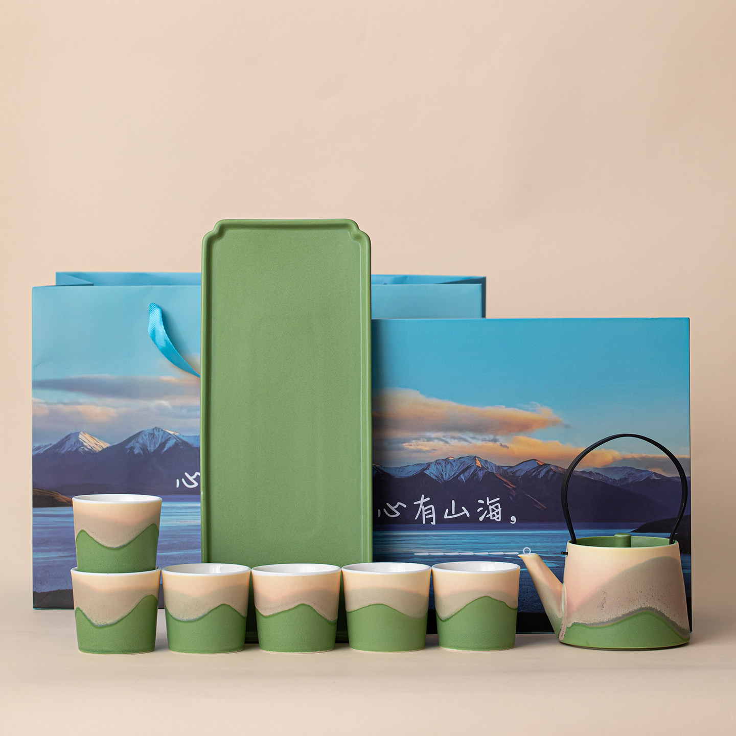 2026年新款特别好看的高级感精致高颜值的可定制的茶具套装礼盒装
